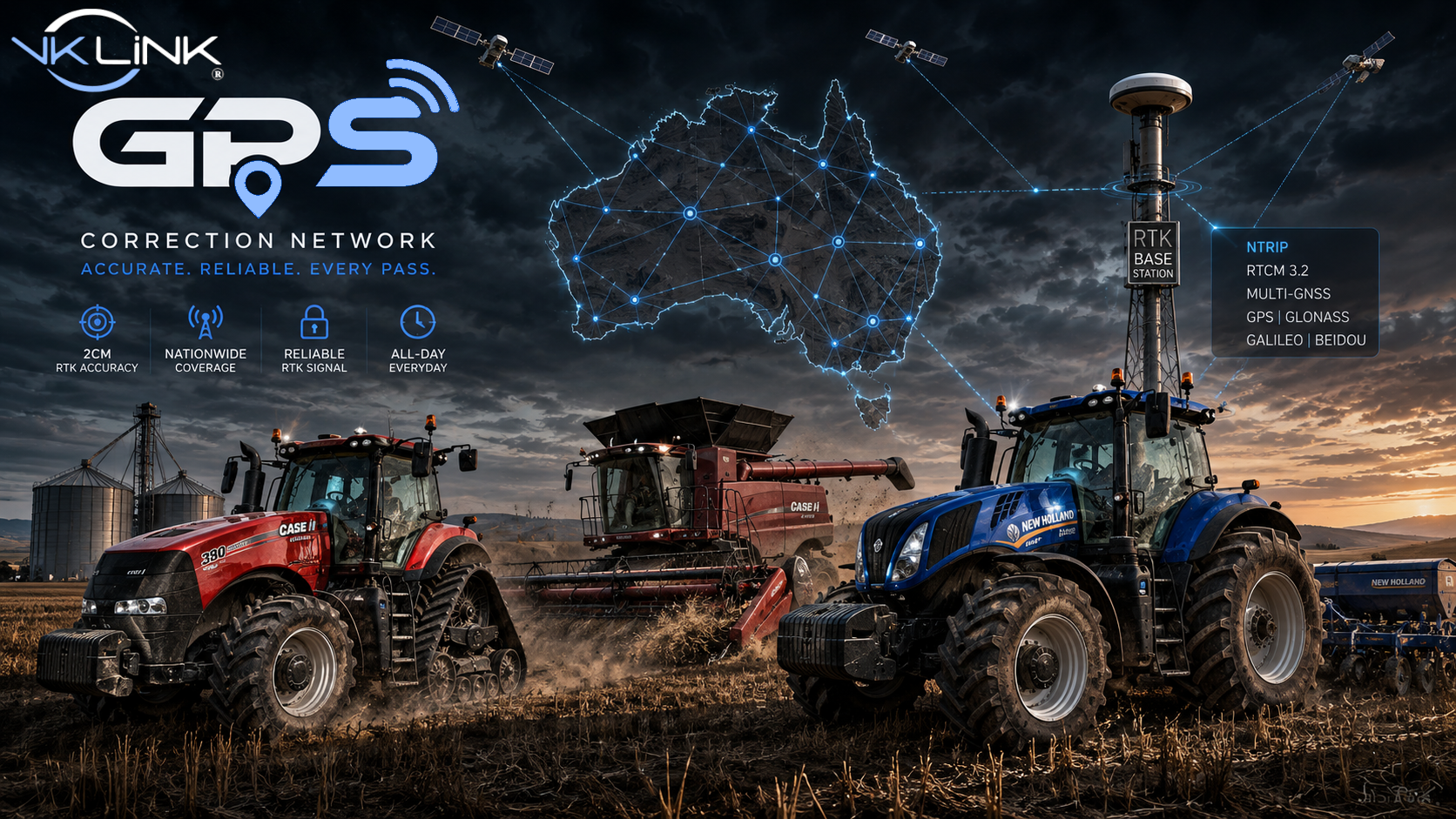 NTRIP RTK Coverage Australia & New Zealand | VKLink